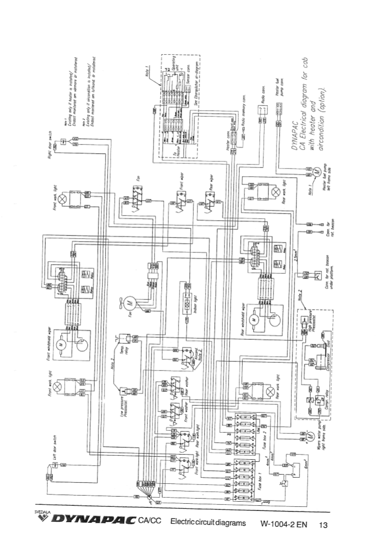 Manual Diagramas Eléctricos Vibrocompactador Dynapac CA