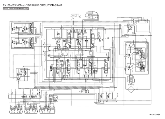 Manual Diagramas Eléctricos e Hidraúlicos Excavadora Hitachi EX100-5, EX100M-5, EX110M-5, EX100-5E