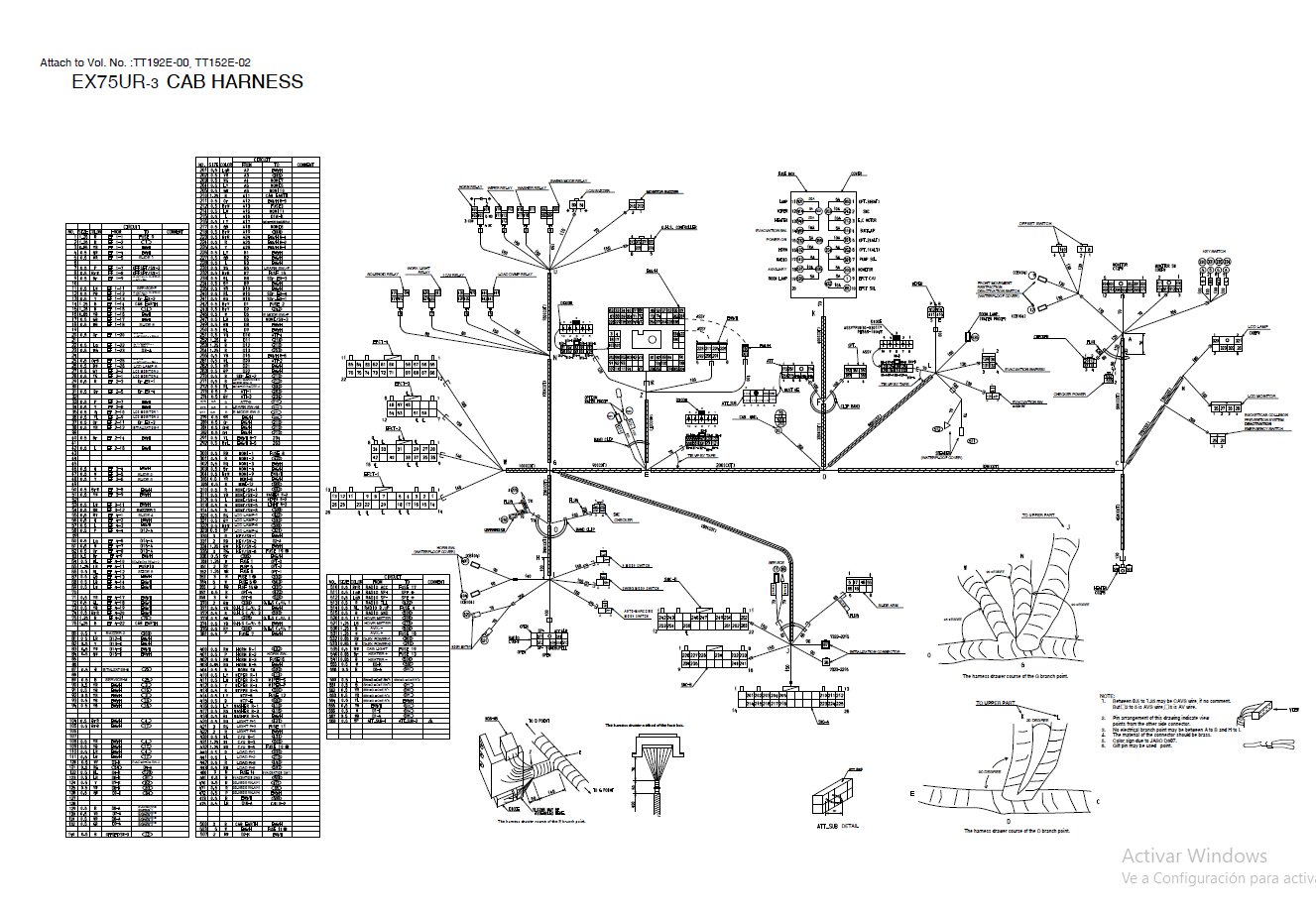 Manual Diagramas Eléctricos e Hidraúlicos Excavadora Hitachi EX75UR-3, EX75URLC-3