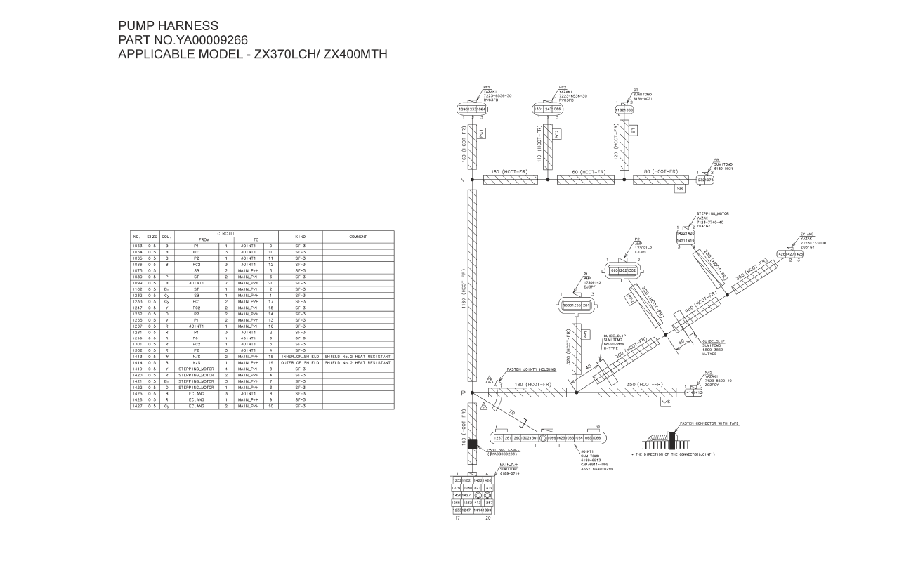 Manual Diagramas Eléctricos e Hidraúlicos Excavadora Hitachi ZX370, ZX400 GI