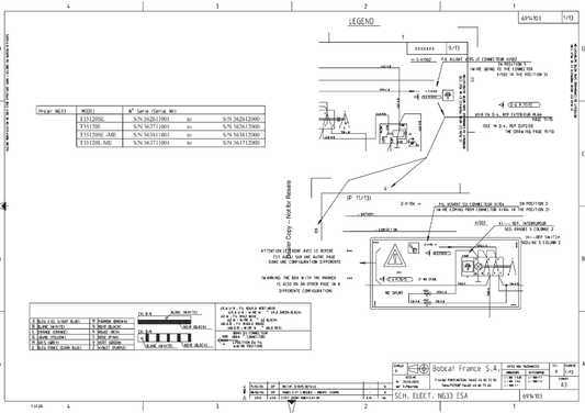Manual Diagramas Eléctricos e Hidráulicos Manipulador Telescópico Bobcat T35100(S)(L), T35120(S)(L)