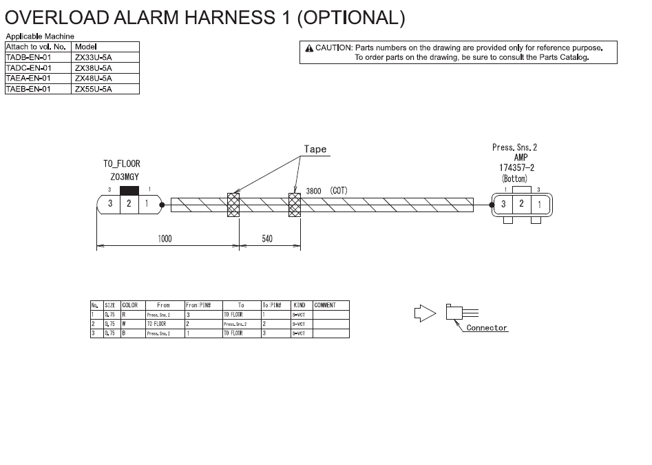 Manual Diagramas de Circuitos Eléctricos Excavadora Hitachi ZX38U-5A