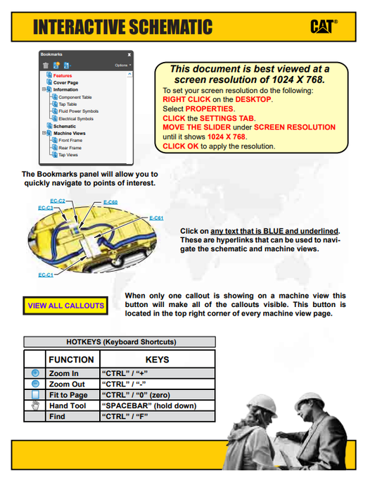 Manual Esquemático Sistema Eléctrico  Minicargador Caterpillar 246C, 256C, 262C, 272C y Cargador Multiterreno Caterpillar 277C, 287C, 297C