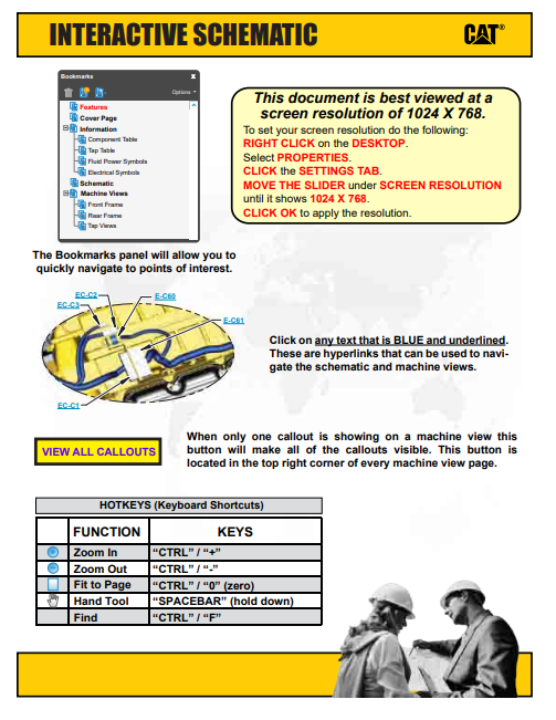 Manual Esquemático Sistema Hidraúlico Minicargador Caterpillar 246C, 256C, 262C, 262C2, 272C (3)