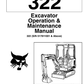 Manual Operación y Mantenimiento Excavadora Compacta Bobcat 322