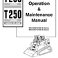 Manual Operación  y Mantenimiento Minicargador Sobre Orugas Bobcat T250