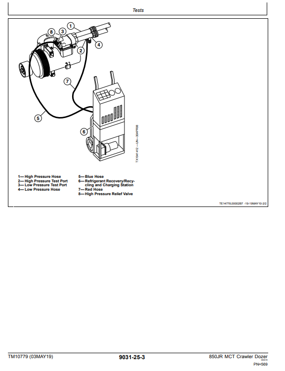 Manual de Reparación Motor Diesel John Deere 400, 6466
