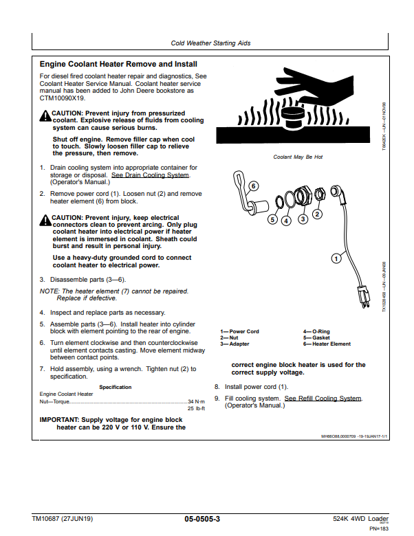 Manual Diagnostico y Reparación Tractor John Deere 6010, 6110, 6210, 6310, 6410, 6510, 6610, 6810, 6910, 6910S