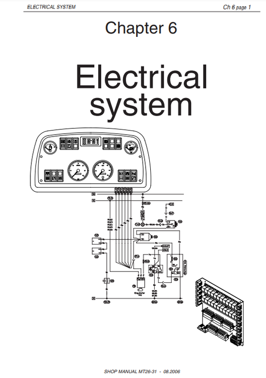 Manual Sistema Eléctrico Camión de Escombros Doosan MT26 -MT31