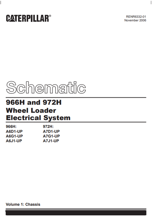 Manual Sistema Eléctrico Cargador Caterpillar 966H y 972H