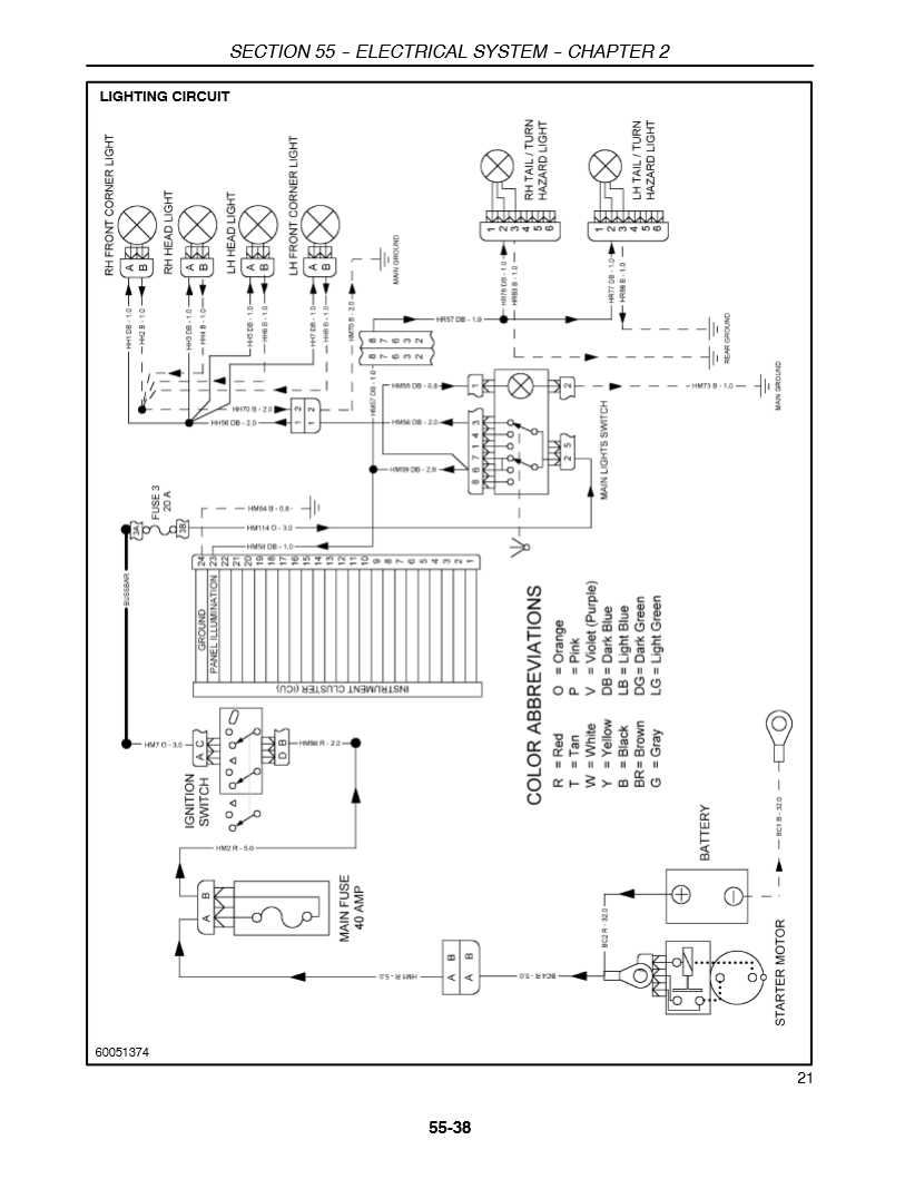 Manual Sistema Eléctrico Tractor Case IH DX31, DX34