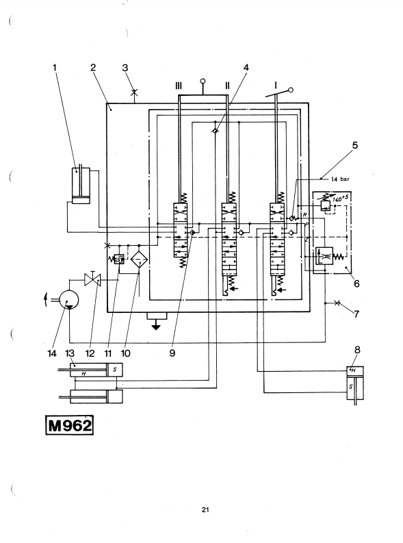 Manual Sistema Hidraulico Bulldozer Komatsu D600C, D600D, 600C, L600D