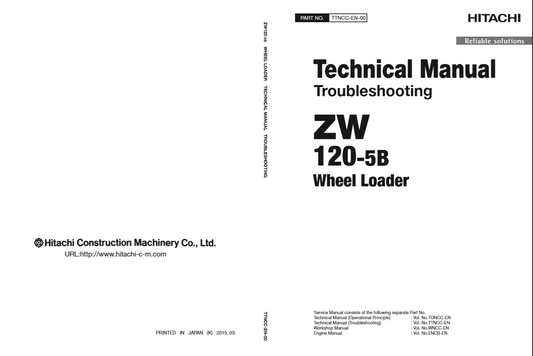 Manual Solucion de Problemas Cargador Hitachi ZW 120-5B
