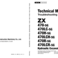 Manual Solución de Problemas Excavadora Hidráulica Hitachi ZX 470-5G 470LC-5G 470H-5G 470LCH-5G 470R-5G 470LCR-5G