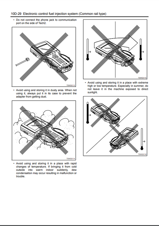 Manual Solución de Problemas Motor Isuzu 4HK1 6HK1 Common Rail