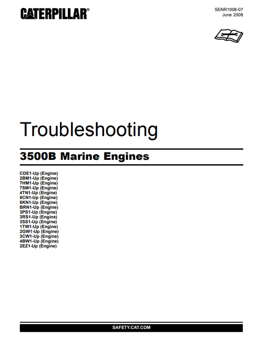 Manual Solución de Problemas Motor Marino Caterpillar 3500B