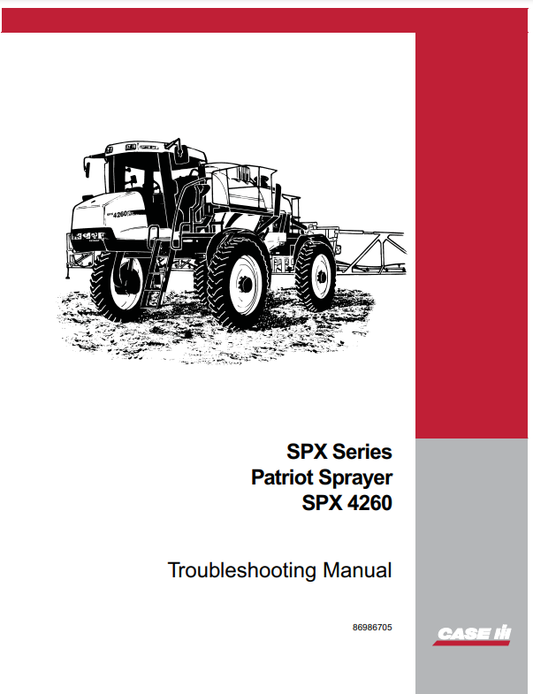 Manual Solución de Problemas Pulverizador Case SPX4260 Patriot