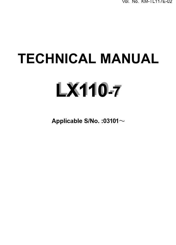 Manual Técnico Cargador Hitachi LX110-7