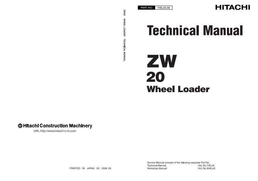Manual Técnico Cargador Hitachi ZW20