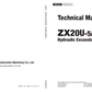 Manual Tecnico Excavadora Hitachi ZX20U-5A