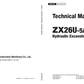 Manual Técnico Excavadora Hitachi ZX26U-5A
