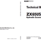 Manual Técnico Excavadora Hitachi ZX65USB-5B