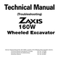 Manual Técnico Excavadora sobre Ruedas Hitachi ZX160W