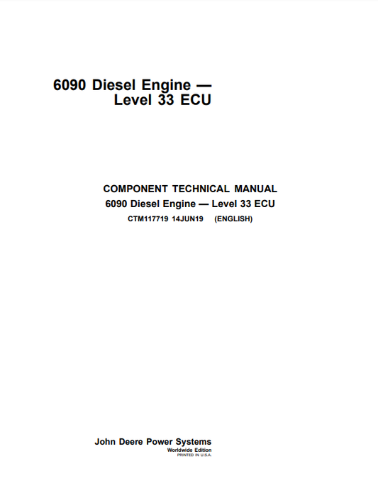 Manual Técnico Motor Diesel John Deere 6090