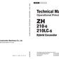 Manúal Técnico Principios Operativos Excavadora Hibrida Hitachi ZH210-6 ZH210LC-6
