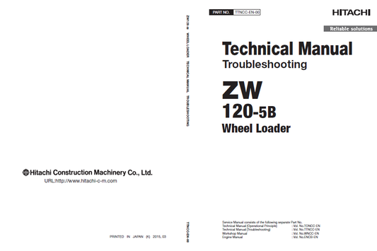 Manual Técnico de Solución de Problemas Cargador Hitachi ZW120-5B