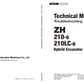 Manual Técnico de Solución de Problemas Excavadora Hibrida Hitachi ZH210-6 ZH210LC-6