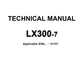 Manual Técnico y de Entrenamiento Cargador Hitachi LX300-7