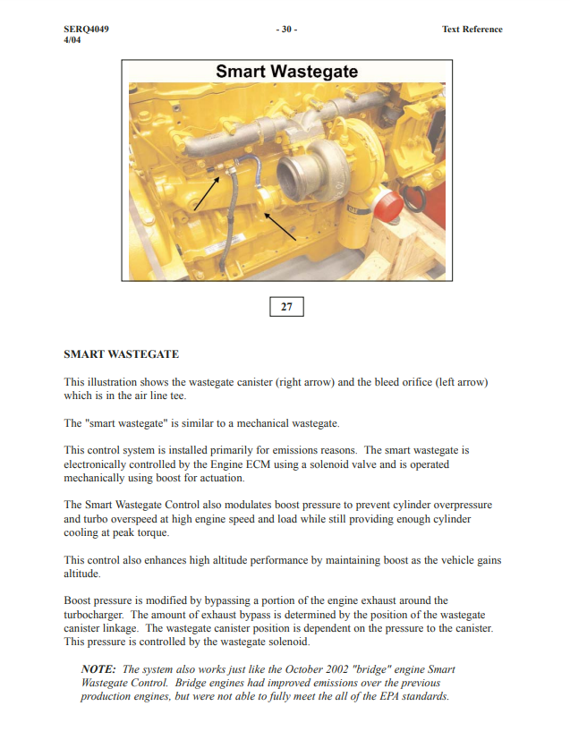 Manual de Capacitación en Servicios de TECNOLOGÍA ACERT C7 Y C9 de Caterpillar