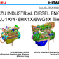 Manual de Entrenamiento Motor Hitachi ZX-3 Series Isuzu 4JJ1X, 6HK1X, 6WG1X