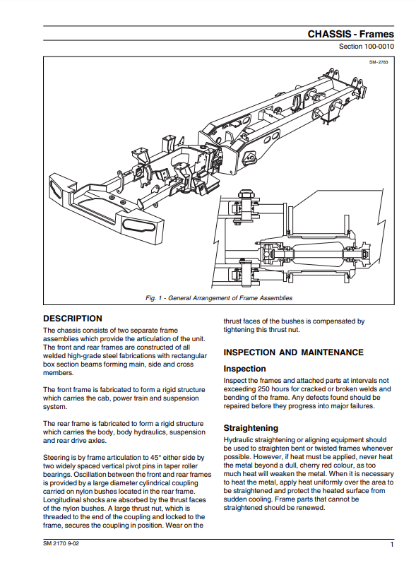 Manual de Mantenimiento Camión Articulado Terex TA30