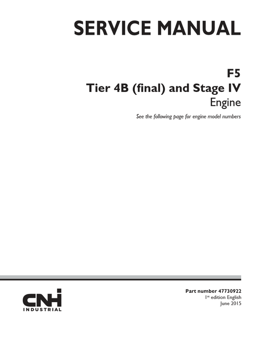 Manual de Motor - Motor New Holland F5 Tier 4B (final)