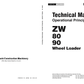 Manual de Operacion Cargador Hitachi ZW 80, 90