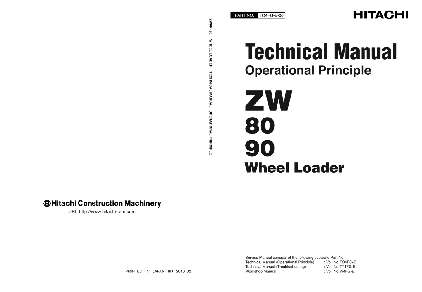 Manual de Operacion Cargador Hitachi ZW 80, 90