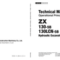 Manual de Operación Excavadora Hidráulica Hitachi ZX 130-5B 130LCN-5B