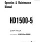 Manual de Operación y Mantenimiento Camión Minero Komatsu HD1500-5