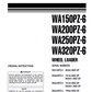 Manual de Operación y Mantenimiento Cargador Komatsu WA150PZ-6 - 80042, WA200PZ-6 - 70136 H00051, WA250PZ-6 - 75160 H 00051, WA320PZ-6 - 70092 H00051