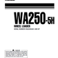 Manual de Operación y Mantenimiento Cargador Komatsu WA250-5H - WA250H50051