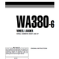 Manual de Operación y Mantenimiento Cargador Komatsu WA380-6 - H60051