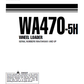 Manual de Operación y Mantenimiento Cargador Komatsu WA470-5H - WA470H50051