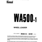 Manual de Operación y Mantenimiento Cargador Komatsu WA500-1