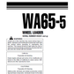 Manual de Operación y Mantenimiento Cargador Komatsu WA65-5 - H50051