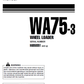 Manual de Operación y Mantenimiento Cargador Komatsu WA75-3 - HA950051