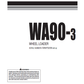 Manual de Operación y Mantenimiento Cargador Komatsu WA90-3 - HA970239