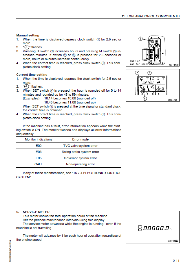 Manual de Operación y Mantenimiento Excavadora Hidraúlica Komatsu PC130-6K - K30001, PC150LGP-6K - K35001