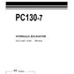 Manual de Operación y Mantenimiento Excavadora Hidraúlica Komatsu PC130-7 - 72642